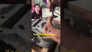 Thai mechanic twists valve
