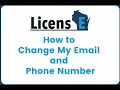 LicensE - How to Change My Email and Phone Number has no sound