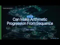 LeetCode 1502 Can Make Arithmetic Progression From Sequence The Sorting Trick C