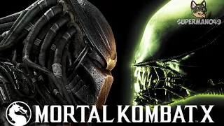 Legendary Alien Vs Predator Brutality Finish! - Mortal Kombat X: "Predator" Gameplay