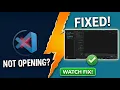 How to fix VS Code not opening or crashing on Windows