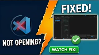 How to fix VS Code not opening or crashing on Windows
