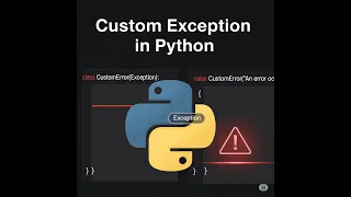 How to Create Custom Exception Classes in Python Python Exception Handling Tutorial