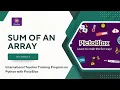Sum of an Array Python Editor PictoBlox