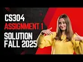 CS304 Assignment 1 Solution CS304 Object Oriented Programming Assignment 1 Solution with file