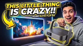 The Most Insane Portable 4K Projector Ever Made! - XGIMI Elfin Flip 4K