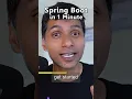Spring Boot in 1 Minute