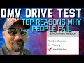 Top reasons for failing the DMV Drive Test