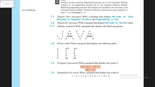 Introduction To Java Programming Exercise 1 5a