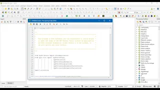 Python Processing Scripts add run on Qgis 3 x