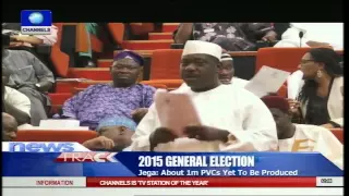 jega addresses the senate over 2015 elections