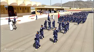 الشرطة تحتفل بتخريج دورات المهارات للضباط وتخريج دفعة من الشرطة المستجدين بولاية الجبل الاخضر 