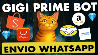 💎 GigiPrimeBot 👉 BOT que ENVIA OFERTAS direto para GRUPOS do WhatsApp! 🔥 Shopee | Amazon | Magalu 👊