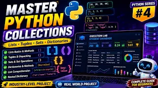 Python Collections Masterclass Lists Tuples Set Dictionaries Smart Student Execution Lab