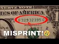 MISPRINTED SERIAL NUMBER Found in Bill Search for Banknotes Worth Money