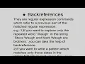 Python backreference