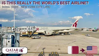 REVIEW Qatar Airways Doha DOH - New York City JFK Boeing 777-300ER Economy