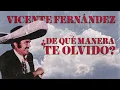 Vicente Fernández - De Qué Manera Te Olvido (Letra / Lyrics)