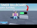 How to Make a Timer Progress Bar in Roblox Studio Billboard GUI Scripting Tutorial