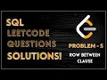 How to Calculate Moving Average of a Stock in SQL Rows Between Clause is your Messiah
