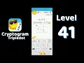 Cryptogram Tripledot Level 41 Answer SolutionGuruji
