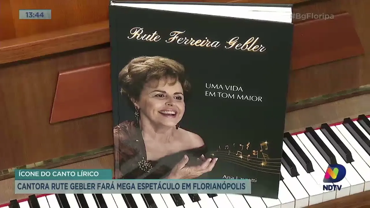 Cantora Rute Gebler fará mega espetáculo em Florianópolis; confira