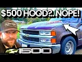 I Refused to Pay 500 for a Cowl Hood So I Built a CHEAP One for my Chevrolet OBS Truck - DIY Guide