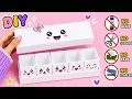 DIY Kawaii Organizer Box No Glue No Tape Origami Craft Ideas DIY Paper Craft Ideas at Home