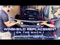 Windshield installation in a Classic Car - 1969 Mustang Mach 1