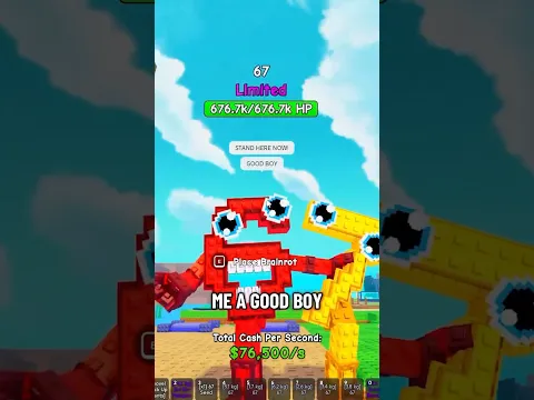 (FREE ADMIN) Plants Vs Brainrots War #roblox #shorts