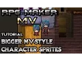 RPG Maker Tutorial Bigger -Styled Character Sprites