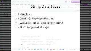 SQL Tutorial in Hindi - Module 2 SQL Data Types Constraints Explained with Examples