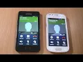 Samsung S2 android 4 Over the Horizon Incoming call \u0026Samsung Galaxy S Duos  Outgoing call