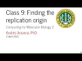 CMB2 class 9 Finding the replication origin Zoom of April 2 2021