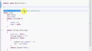 Programming Interview 1 Reverse a Linked List