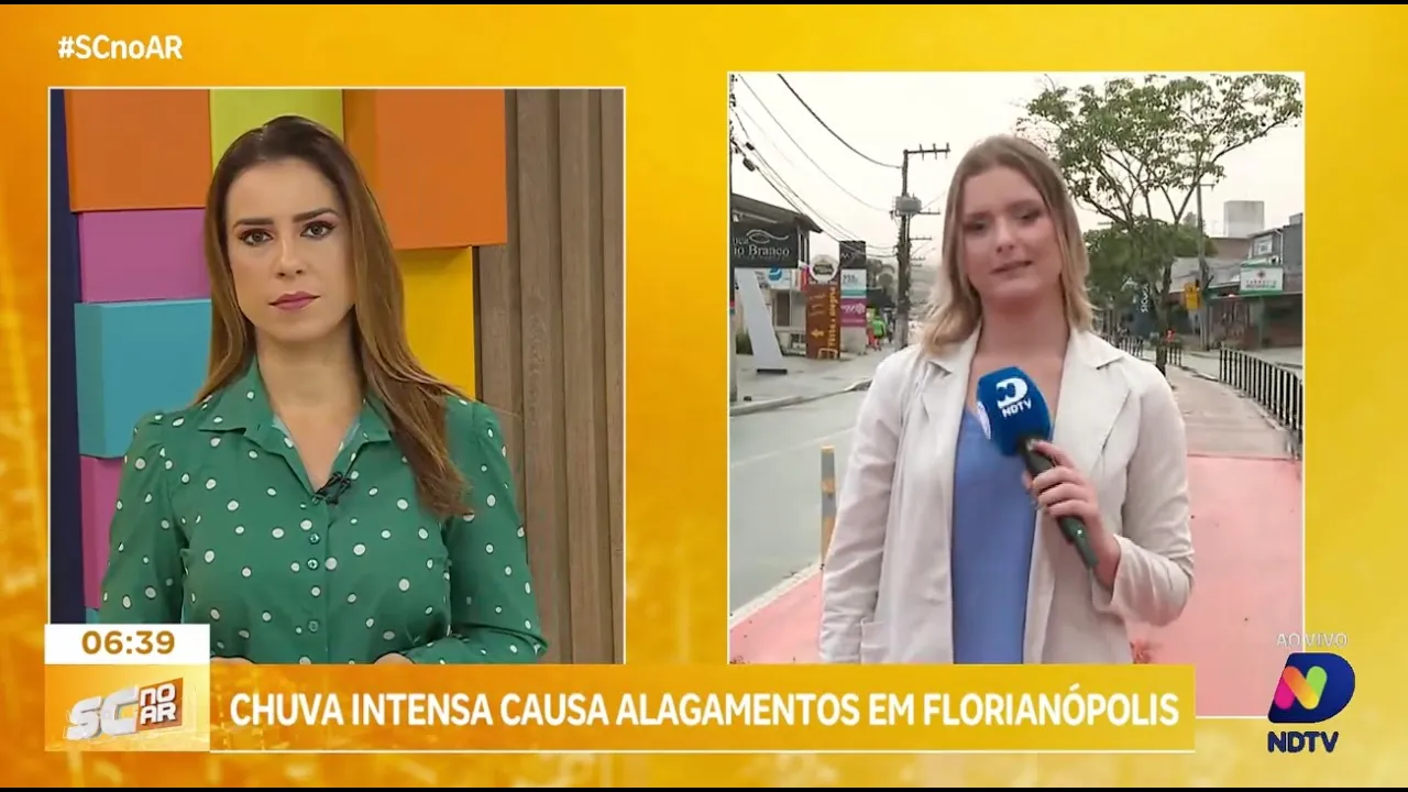 Caos em Florianópolis: após forte chuva, diversas ruas ficam alagadas