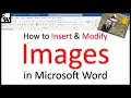 How to Insert and Modify Images in Microsoft Word