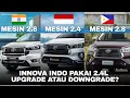 Lagu INDONESIA DIANAKTIRIKAN? Innova Reborn Indo masih 2.4L disaat Filipina \u0026 India sudah 2.8L