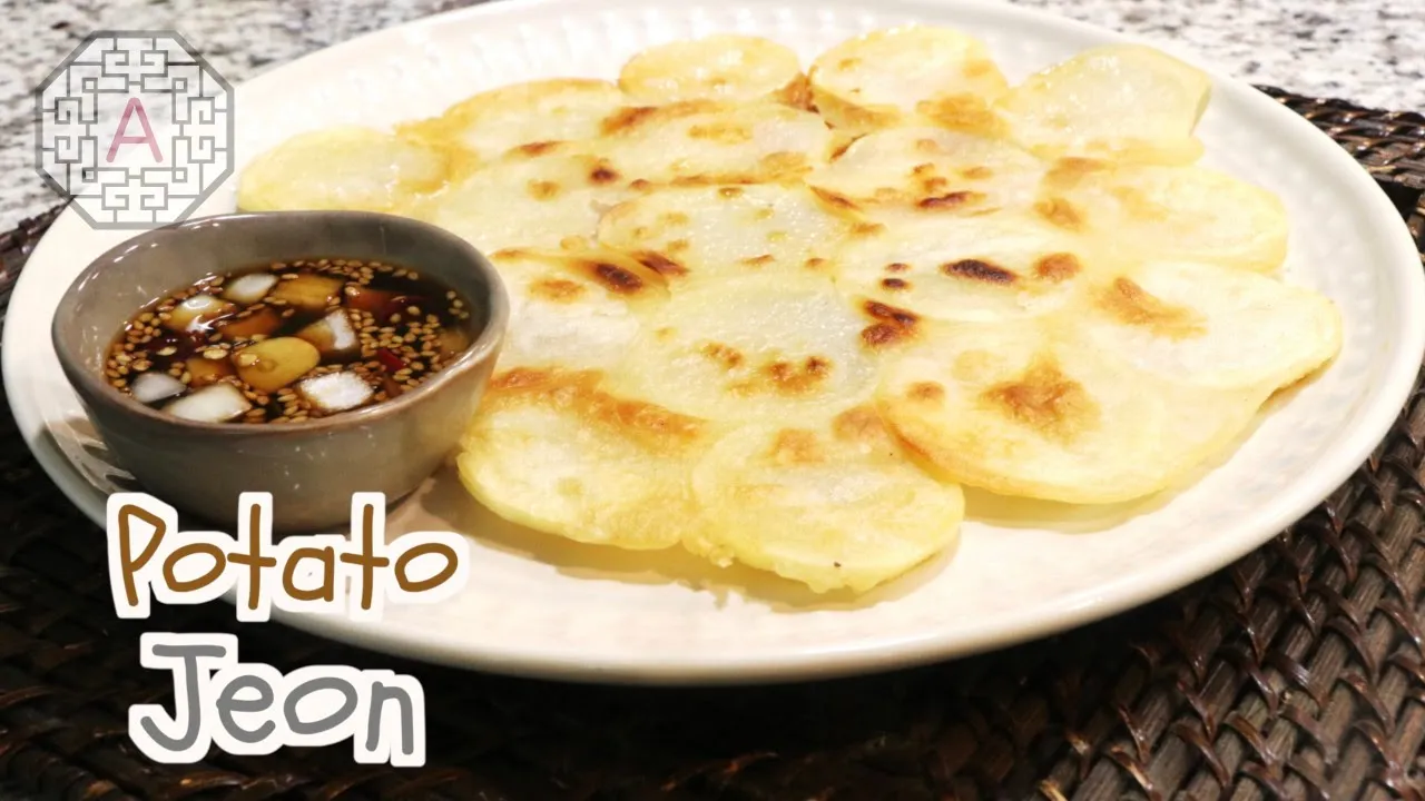 Korean Style Crispy Potato Pancake (, GamJaJeon)   Aeri