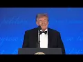 Trump slams Kaitlan Collins Don Lemon Anderson Cooper at White House press dinner