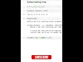 Python Sorting Trick - Pass a key to use to sort your list