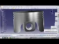 CATIA V5 PISTON HEAD DESIGN TUTORIAL FOR BEGINNERS