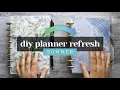 SUMMER PLANNER REFRESH 2026 DIY Planner Setup for Half Letter Discbound