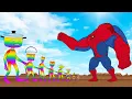 Lagu Long Slide Game With Cow Elephant Gorilla Hippopotamus Tiger 3d Animal Game Funny 3d Animals