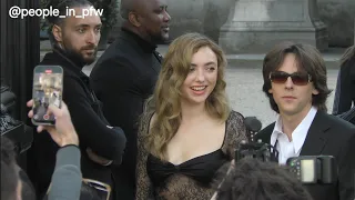 Peyton List Jessie Jacob Bertrand - Nina Ricci Fall Winter fashion show in Paris