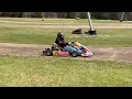 go kart racing from Jackson Mississippi lo206 masters heat race 1 20 laps 3-19-2022