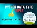 Explained Tuple Python Data Type in Marathi