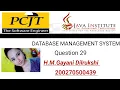Java Institute Database Management System Question Set 29 H M Gayani Dilrukshi