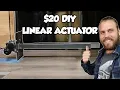 I built a Structural Linear Actuator for 20 using a Wiper Motor Solar Electric Campervan Build