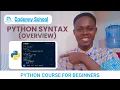 Python For Beginners Python Basics - Statements Indentation Comments Keywords